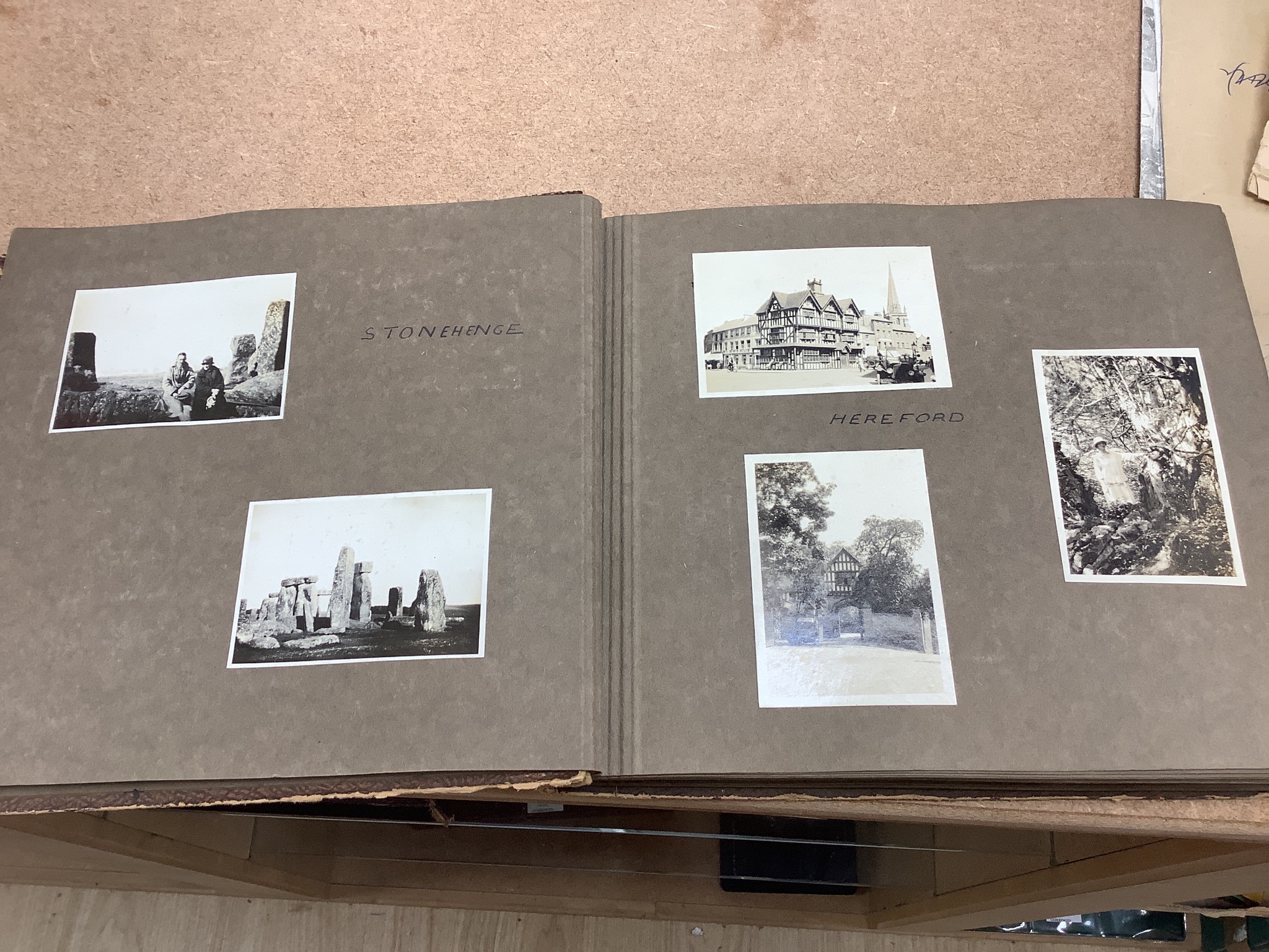 Major J.M Haycraft, a collection of ephemera and related material spanning the first and second world wars, to include an album of photographs detailing tours of India, aerial photography, etc, together with typed and ha